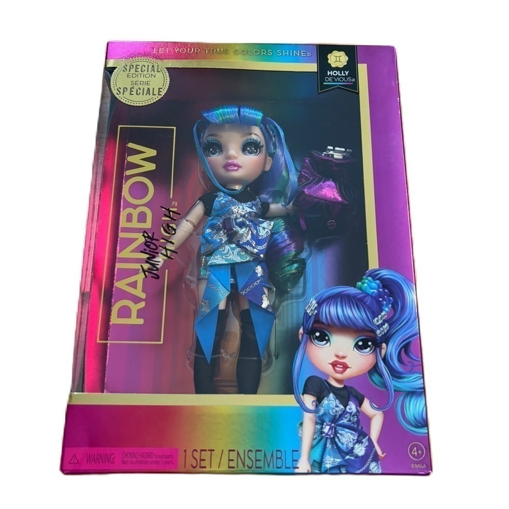 Rainbow Junior High Special Edition Holly De’Vious 9" Fashion Doll NEW